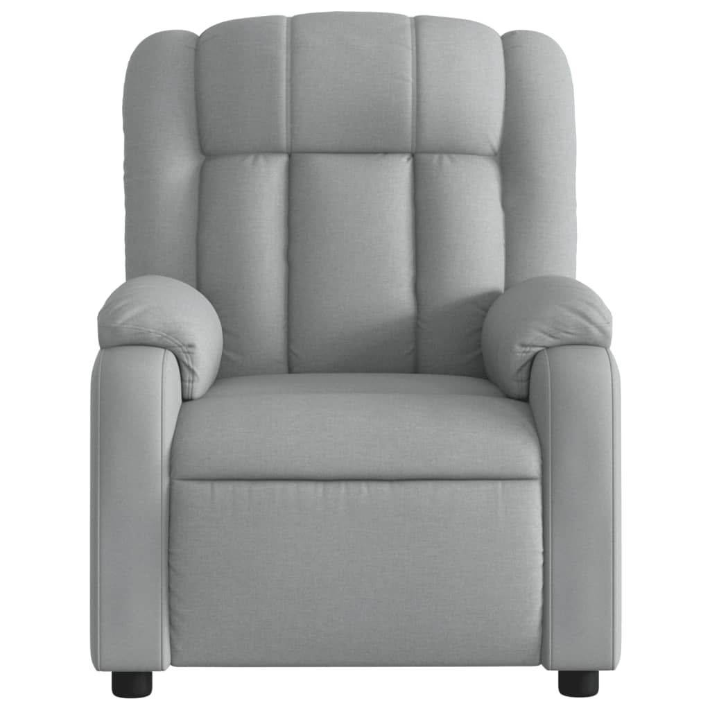 Fauteuil inclinable électrique Gris clair Tissu - Xios Store SNC