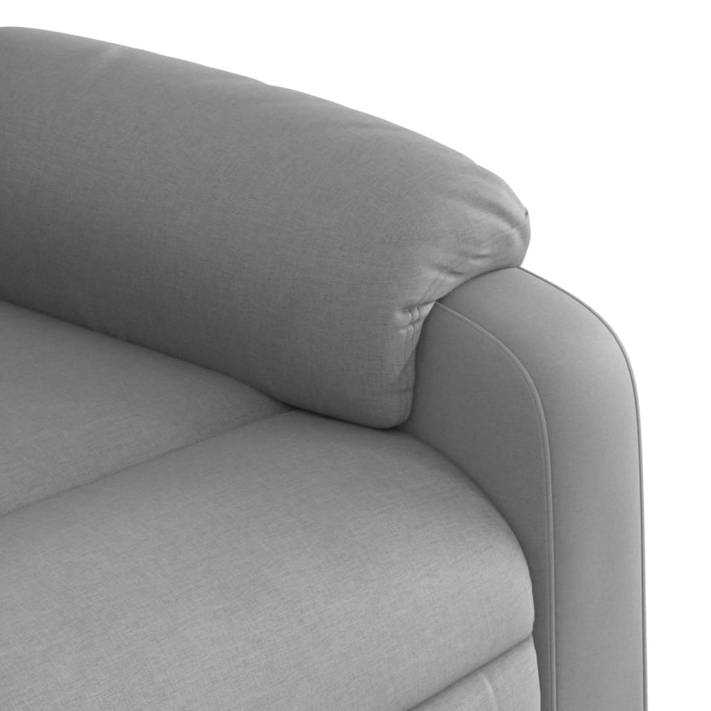 Fauteuil inclinable électrique Gris clair Tissu - Xios Store SNC