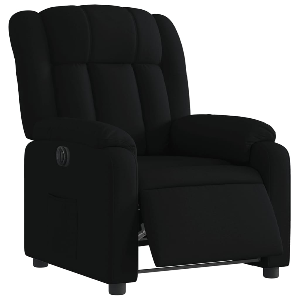 Fauteuil inclinable électrique Noir Tissu Fauteuils vidaXL   