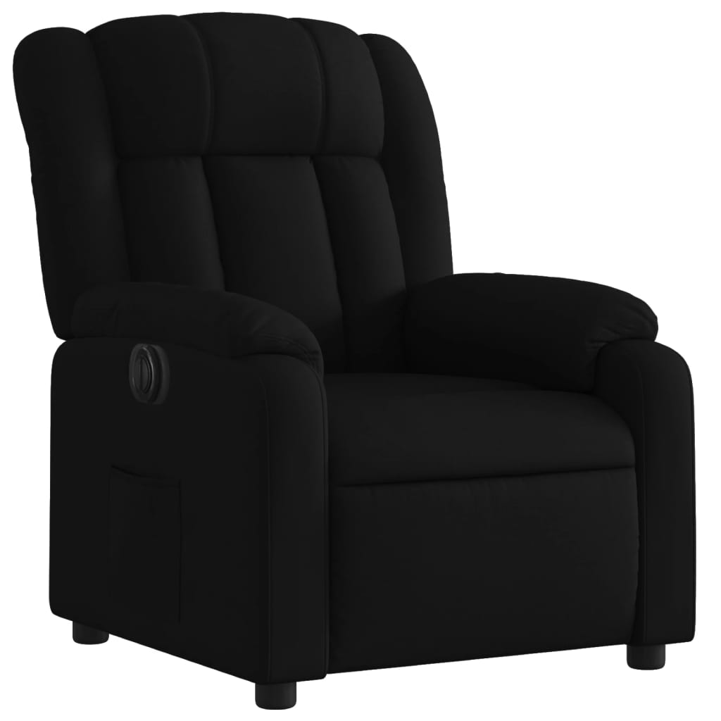 Fauteuil inclinable électrique Noir Tissu Fauteuils vidaXL   