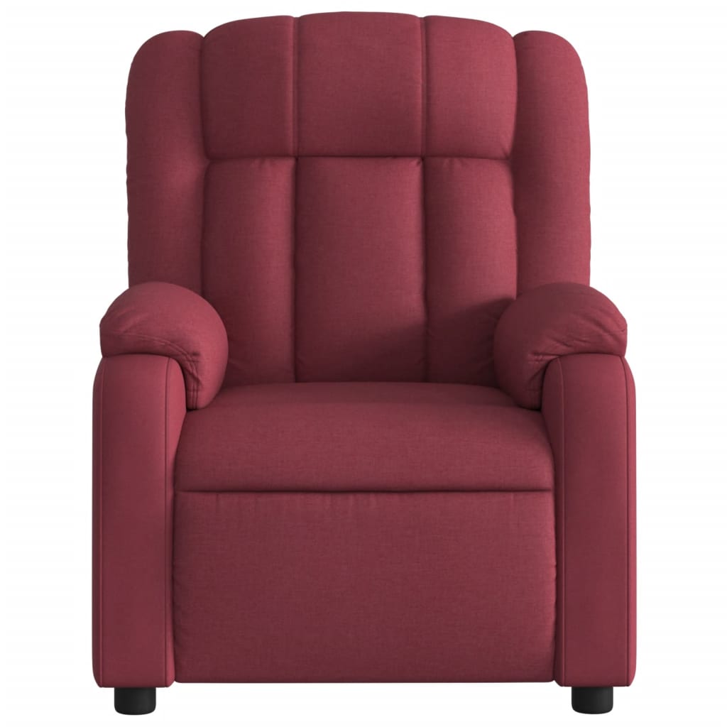 Fauteuil inclinable électrique Rouge bordeaux Tissu - Xios Store SNC