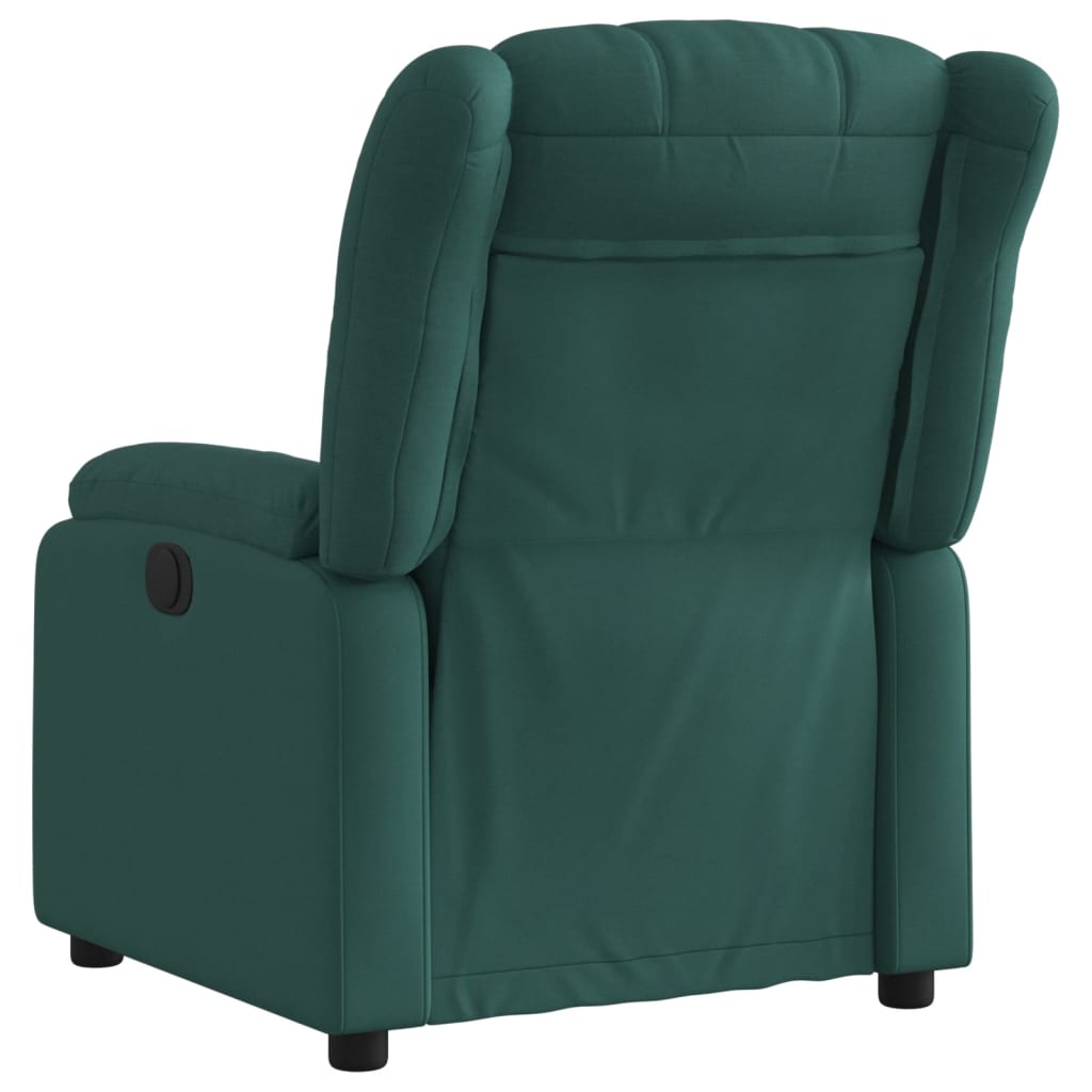 Fauteuil inclinable électrique Vert foncé Tissu - Xios Store SNC