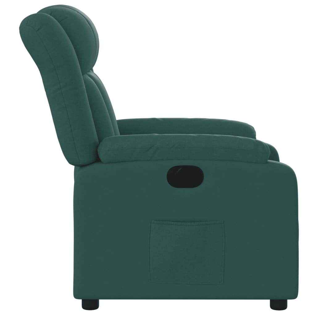 Fauteuil inclinable électrique Vert foncé Tissu - Xios Store SNC