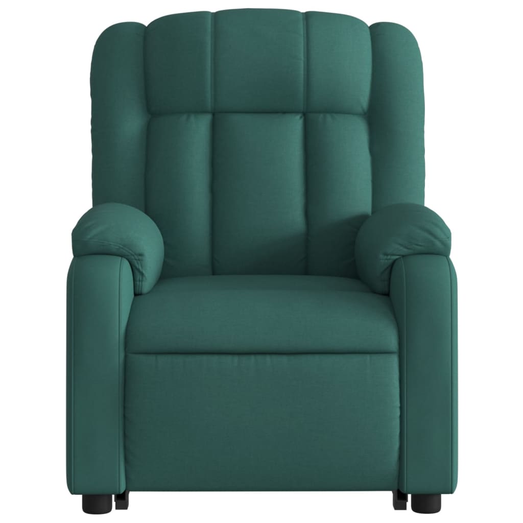 Fauteuil inclinable vert foncé tissu - Xios Store SNC