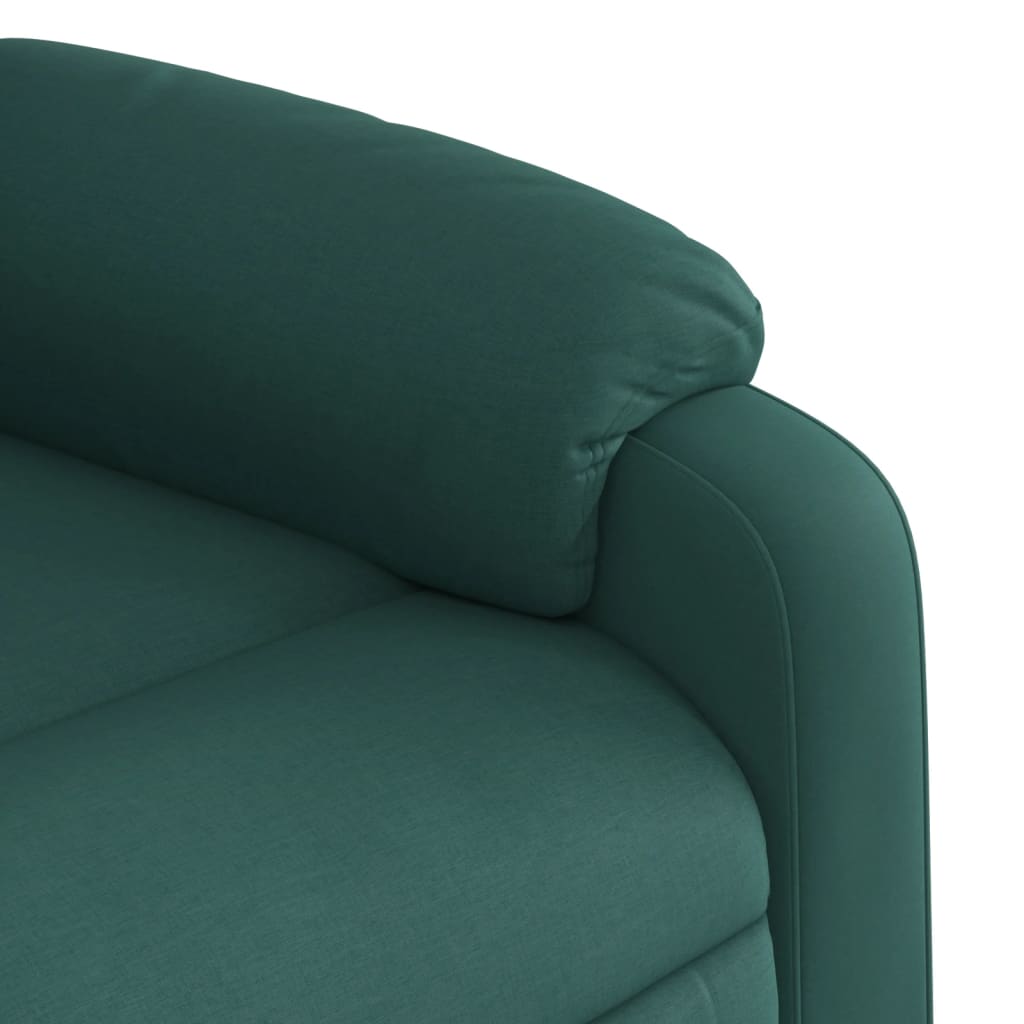 Fauteuil inclinable vert foncé tissu - Xios Store SNC