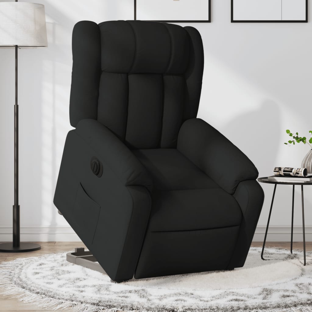 Fauteuil inclinable électrique noir tissu Fauteuils vidaXL   