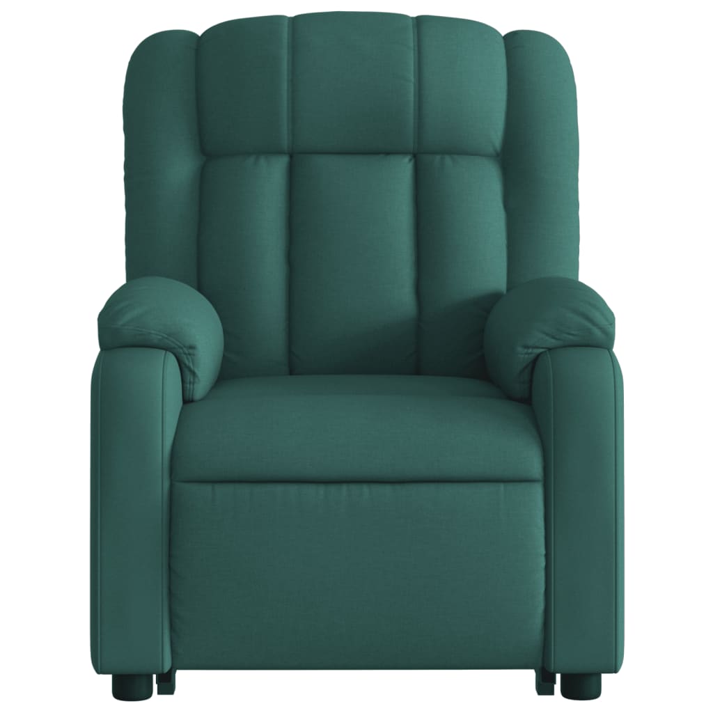 Fauteuil inclinable électrique vert foncé tissu - Xios Store SNC