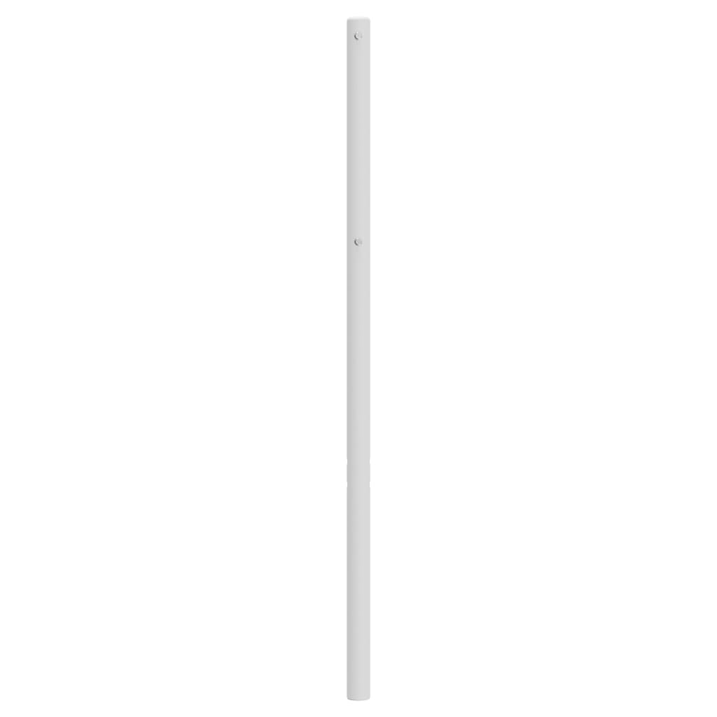 Tête de lit métal blanc 120 cm Têtes et pieds de lit vidaXL   