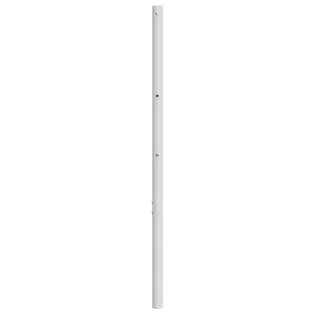 Tête de lit métal blanc 120 cm Têtes et pieds de lit vidaXL   