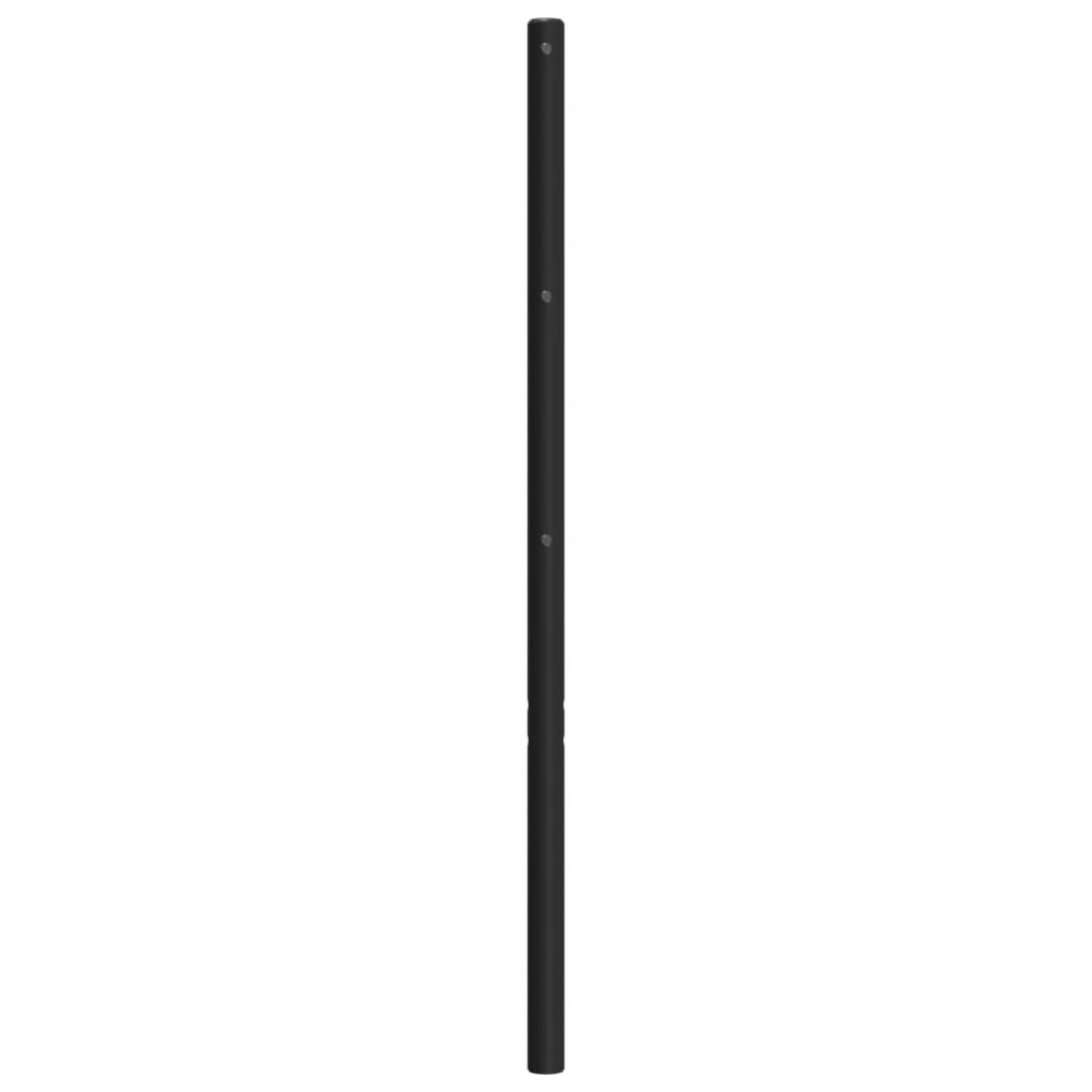 Tête de lit métal noir 90 cm Têtes et pieds de lit vidaXL