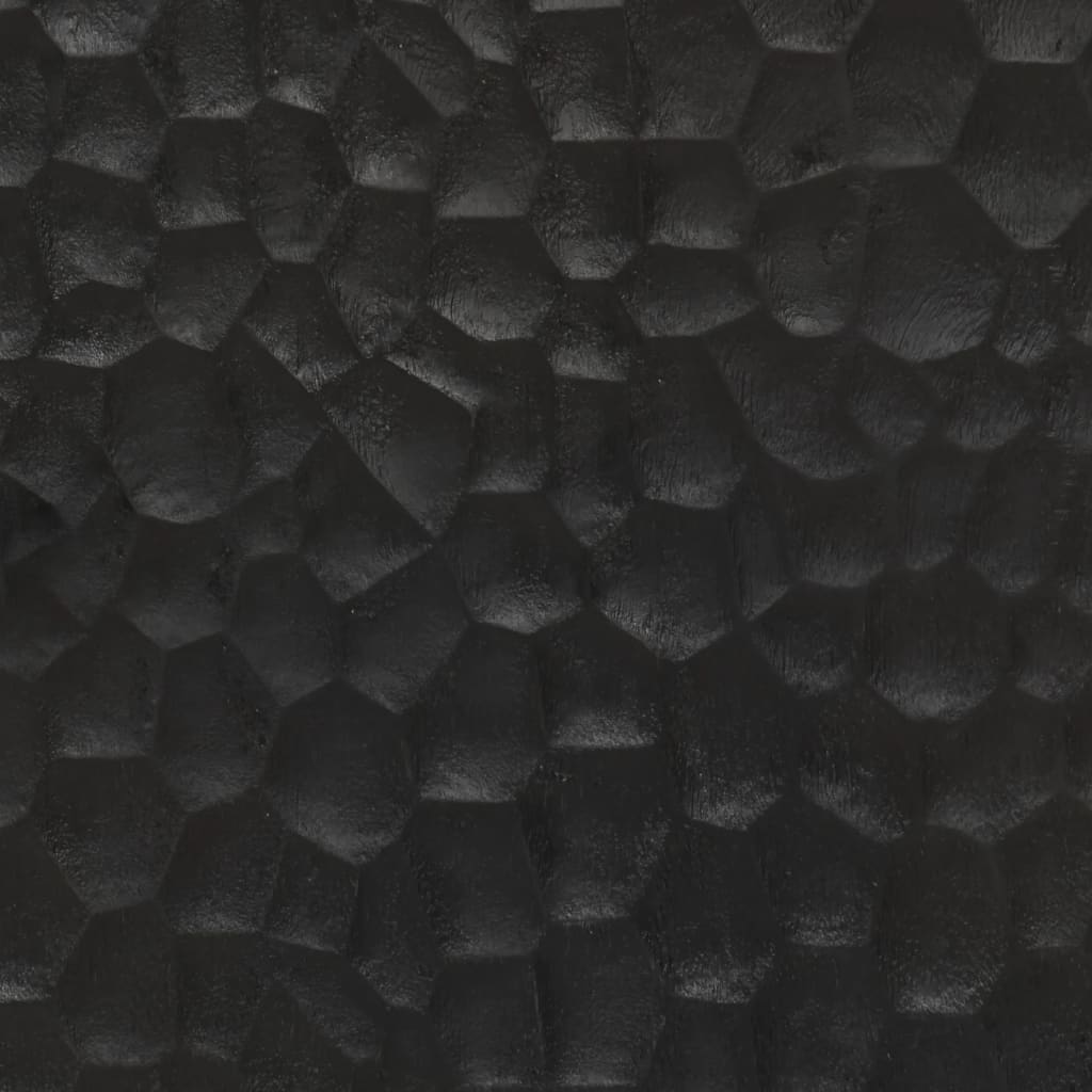 Image Armoires latérales 3pcs noir 60x33x75cm bois massif de manguier | Xios Store SNC vidaXL Xios Store SNC