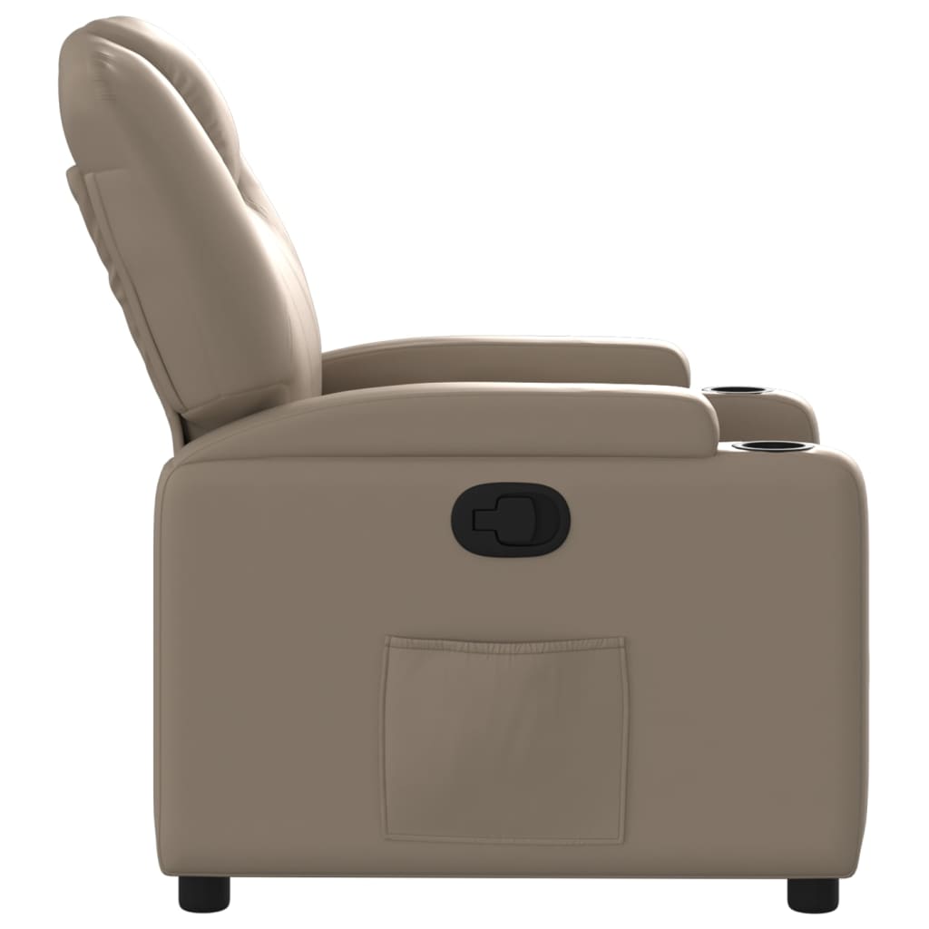 Fauteuil inclinable Cappuccino Similicuir - Xios Store SNC