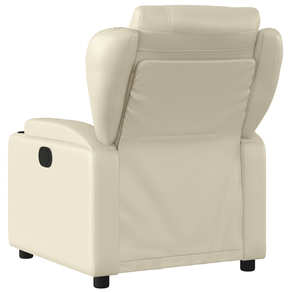 Fauteuil inclinable Crème Similicuir - Xios Store SNC