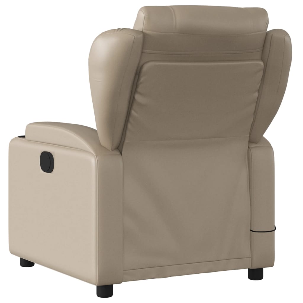 Fauteuil de massage inclinable Cappuccino Similicuir - Xios Store SNC