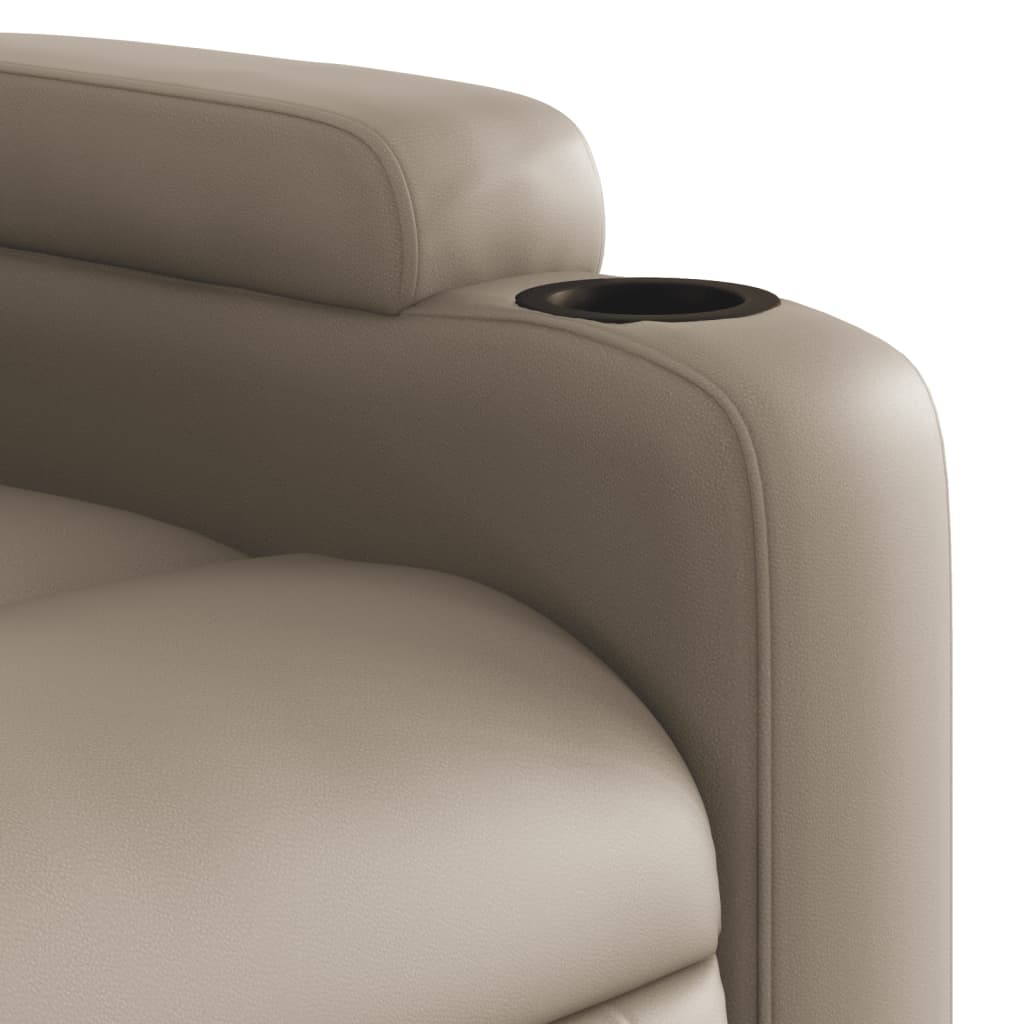 Fauteuil de massage inclinable Cappuccino Similicuir - Xios Store SNC