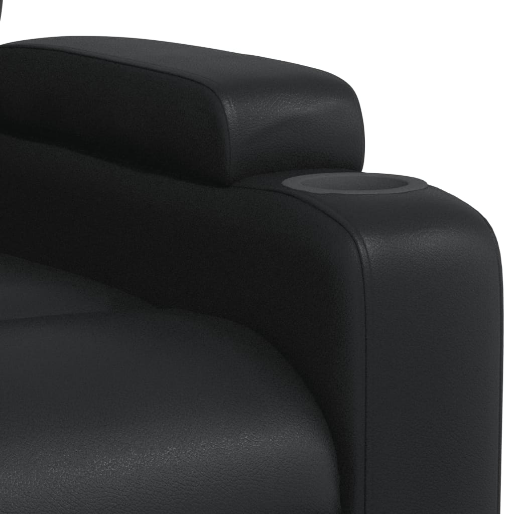 Fauteuil inclinable Noir Similicuir - Xios Store SNC