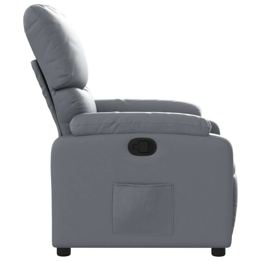 Fauteuil inclinable Gris Similicuir - Xios Store SNC