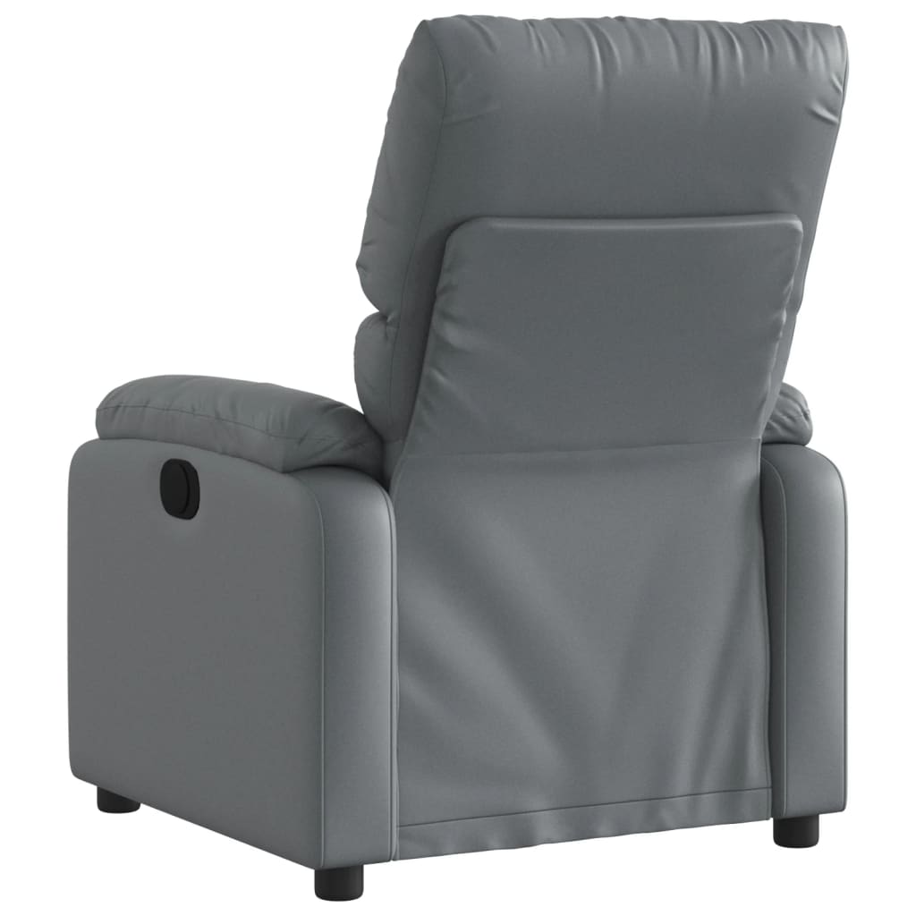 Fauteuil inclinable Gris Similicuir - Xios Store SNC