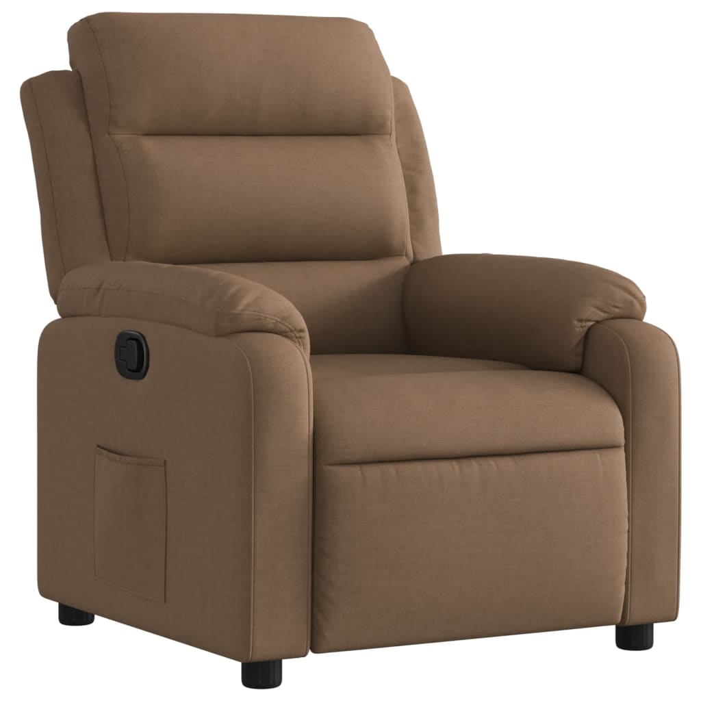 Fauteuil inclinable Marron Tissu - Xios Store SNC