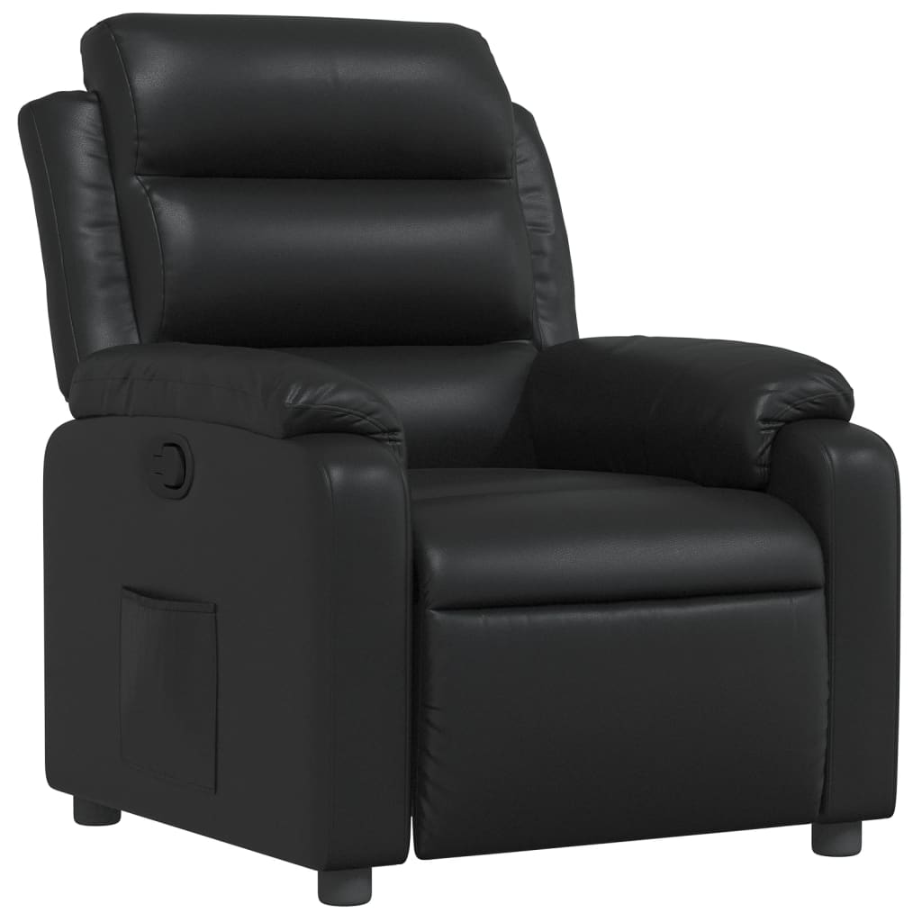 Fauteuil inclinable Noir Similicuir Fauteuils vidaXL   