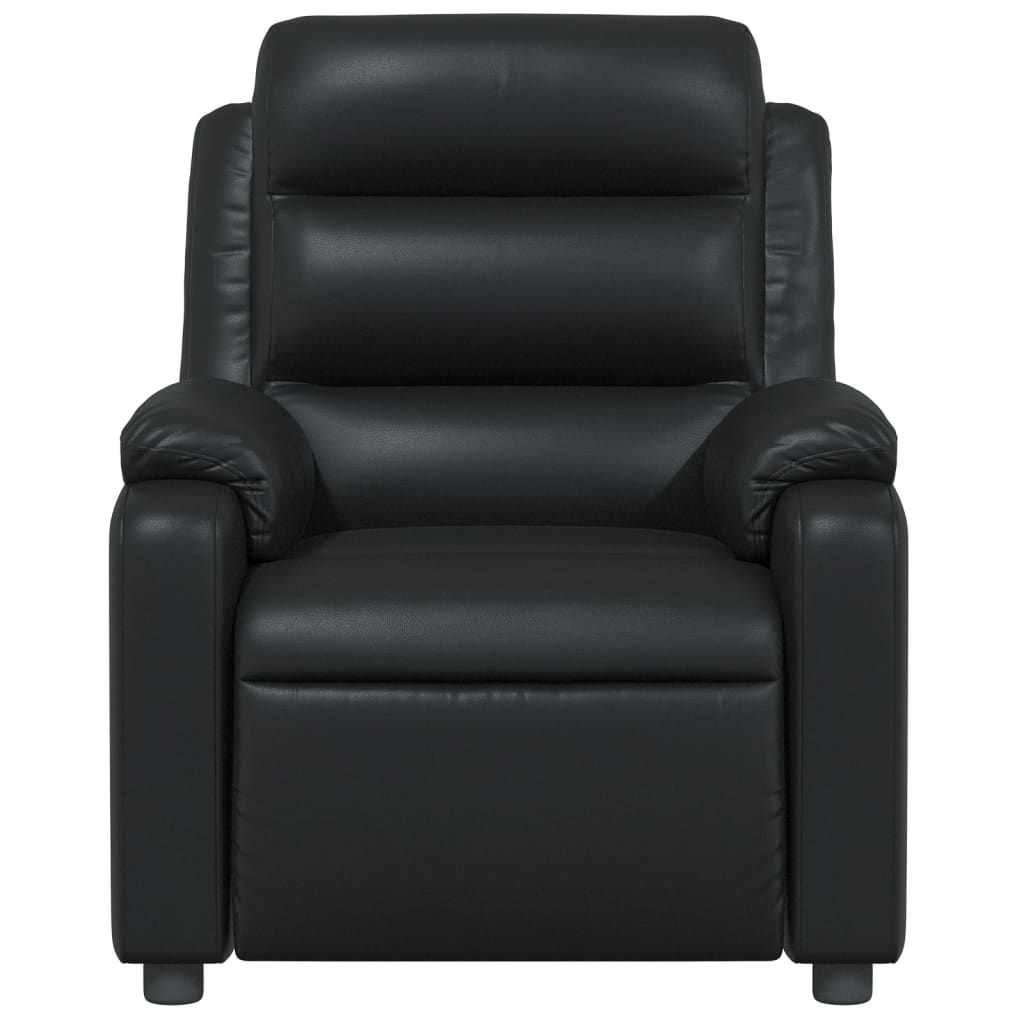 Fauteuil inclinable Noir Similicuir Fauteuils vidaXL   