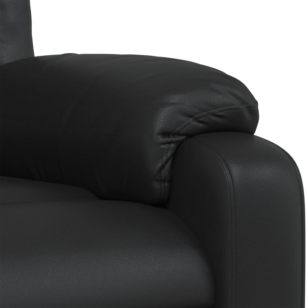 Fauteuil inclinable Noir Similicuir Fauteuils vidaXL   