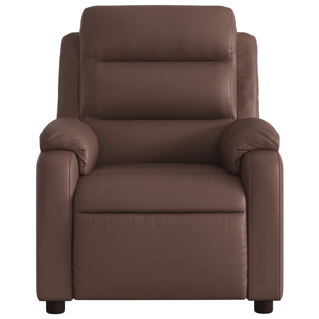 Fauteuil inclinable Marron Similicuir - Xios Store SNC