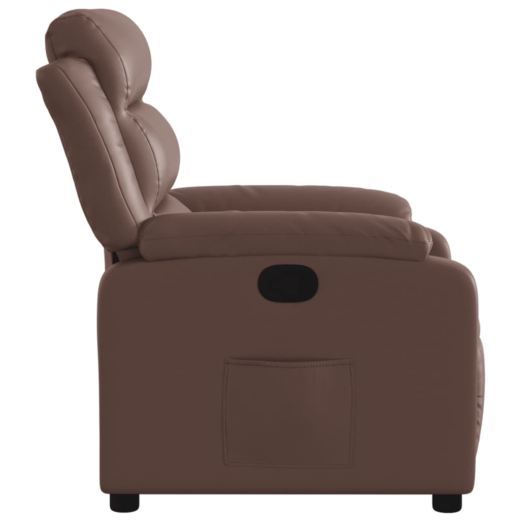 Fauteuil inclinable Marron Similicuir - Xios Store SNC