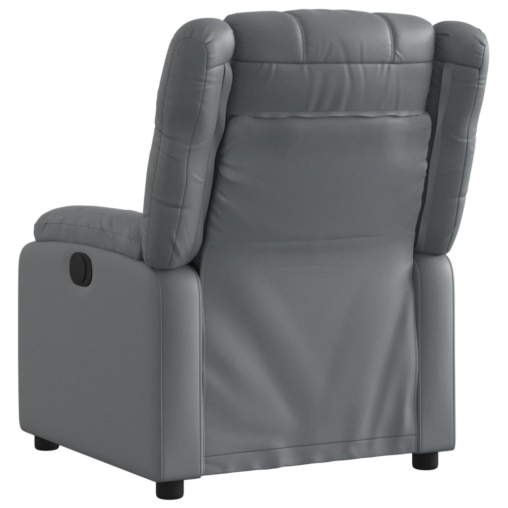 Fauteuil inclinable Gris Similicuir - Xios Store SNC