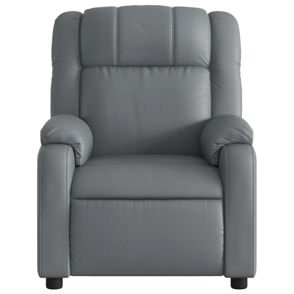 Fauteuil inclinable Gris Similicuir - Xios Store SNC