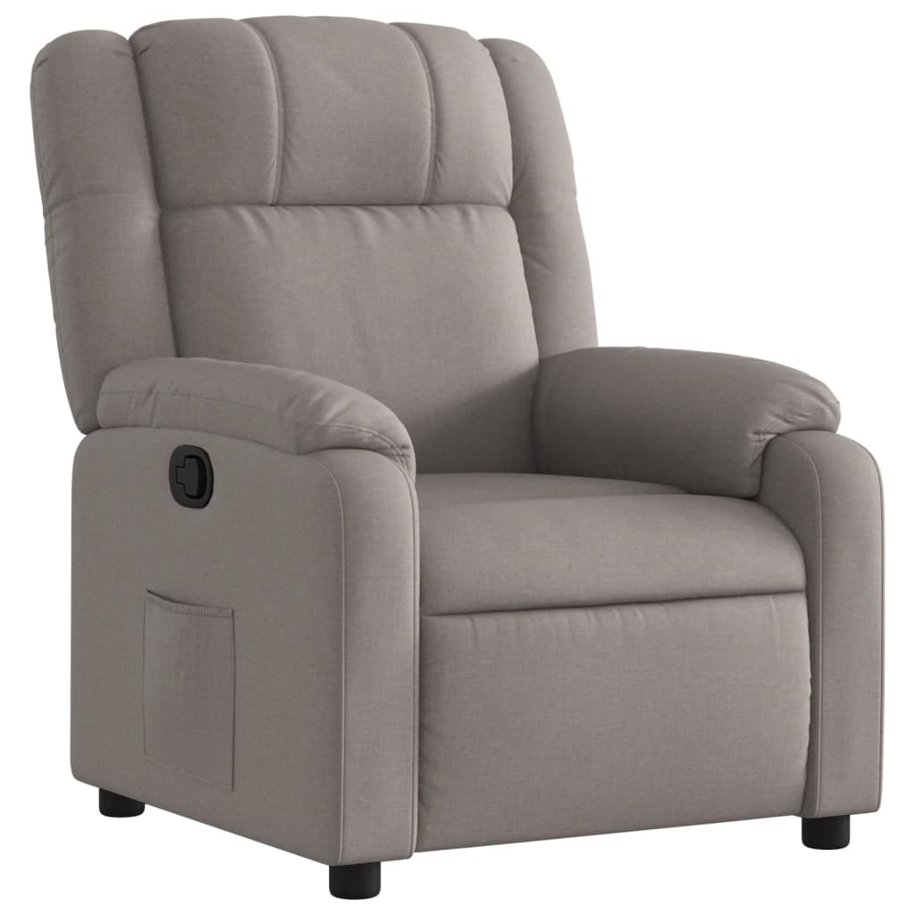 Fauteuil inclinable Taupe Tissu - Xios Store SNC