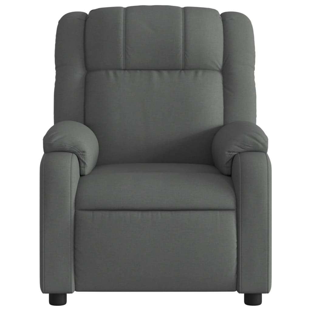 Fauteuil de massage inclinable Gris foncé Tissu - Xios Store SNC