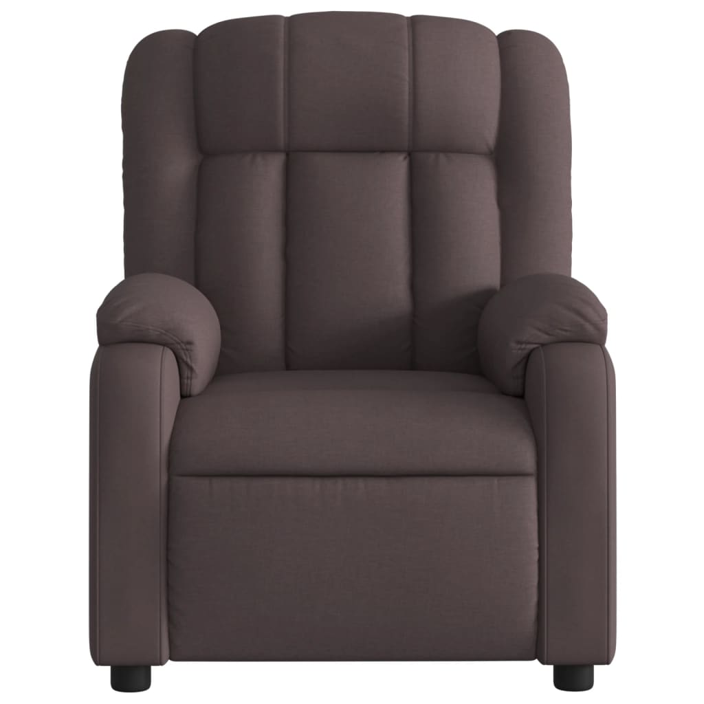 Fauteuil inclinable Marron foncé Tissu - Xios Store SNC