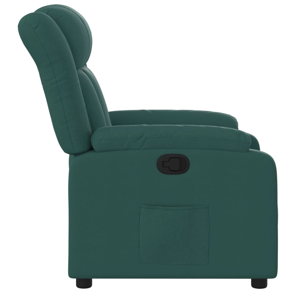 Fauteuil inclinable Vert foncé Tissu - Xios Store SNC