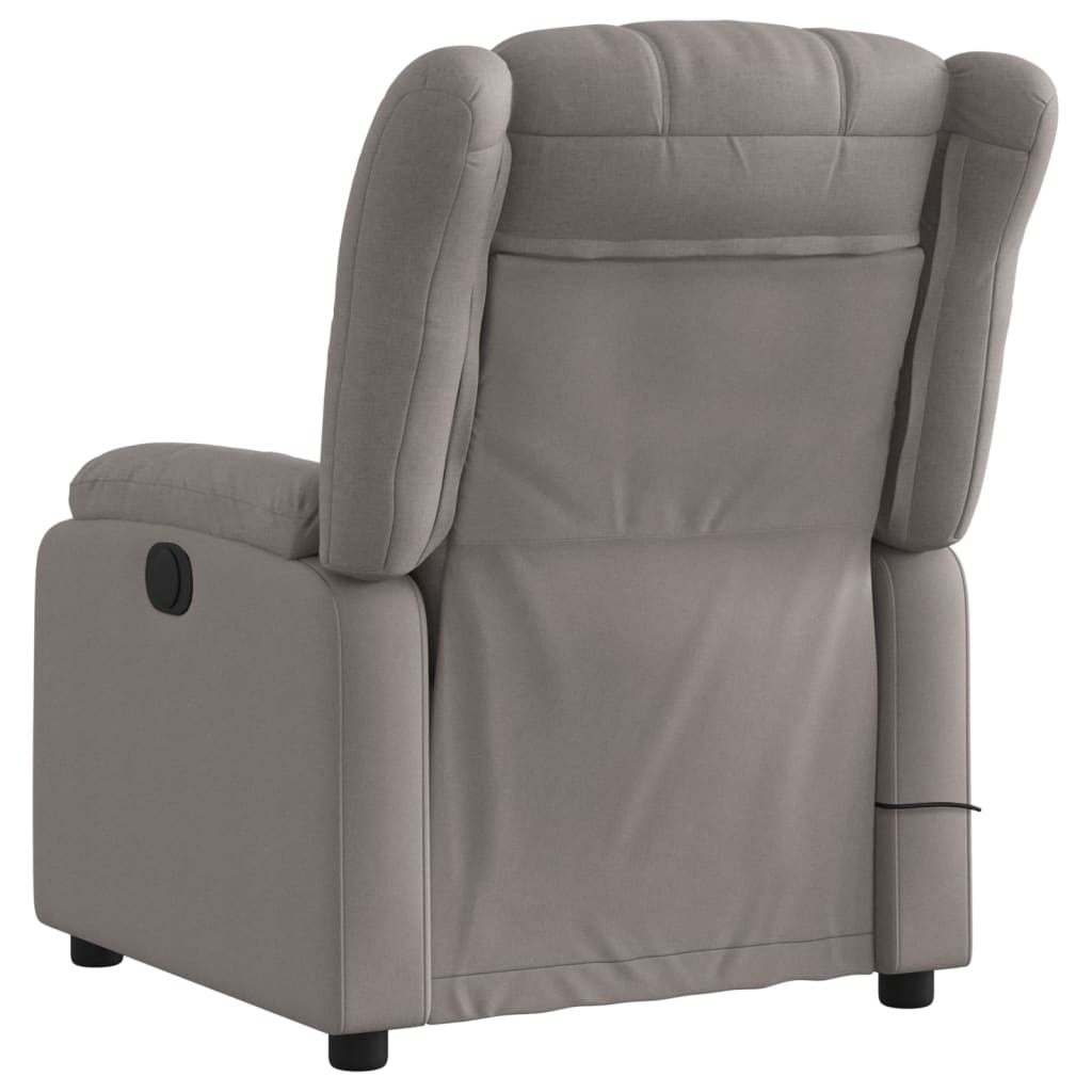 Fauteuil de massage inclinable Taupe Tissu - Xios Store SNC