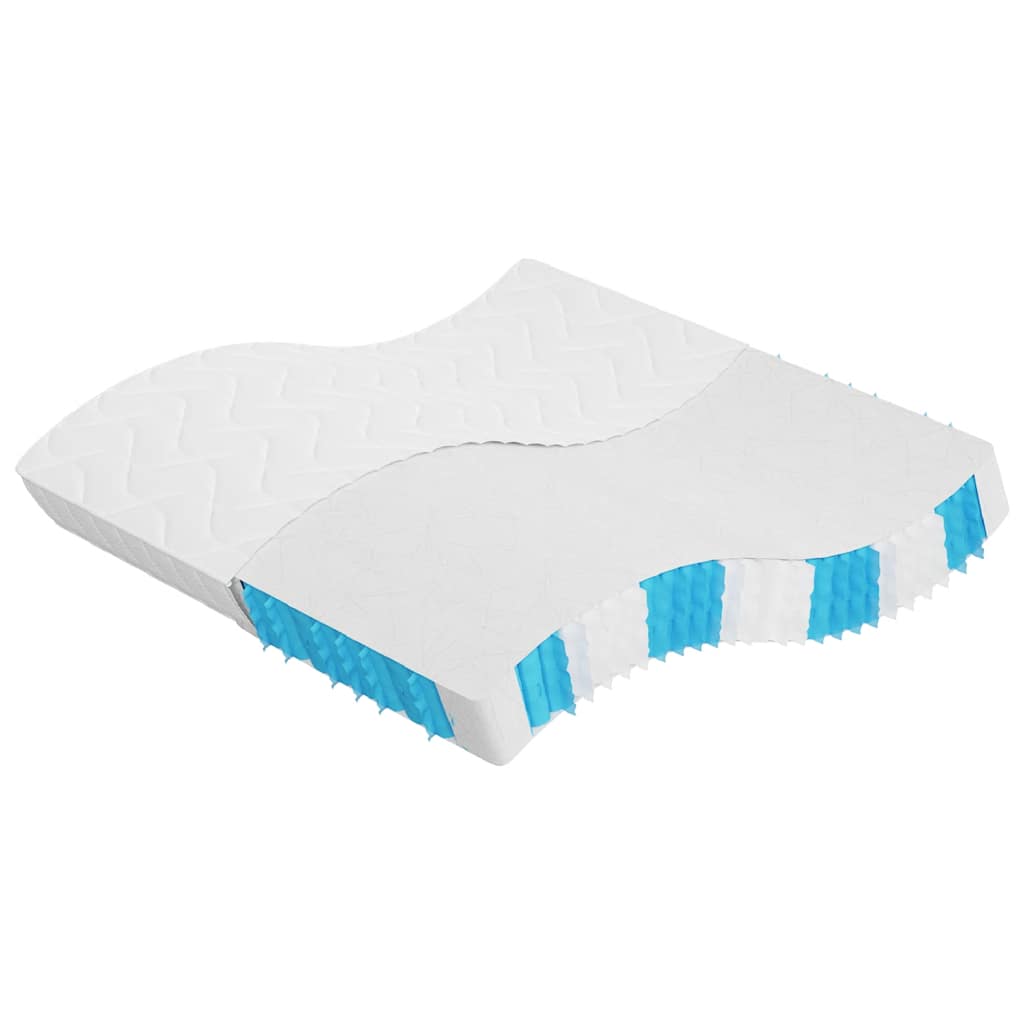 Matelas à ressorts ensachés dureté moyenne 200x200 cm Matelas vidaXL