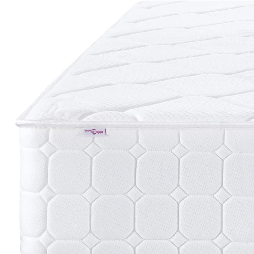 Matelas à ressorts ensachés dureté moyenne 160x200 cm Matelas vidaXL