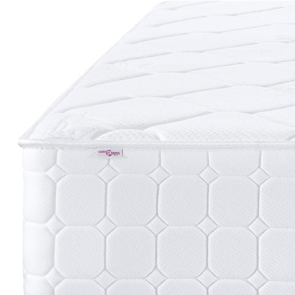 Matelas à ressorts ensachés dureté moyenne 180x200 cm Matelas vidaXL