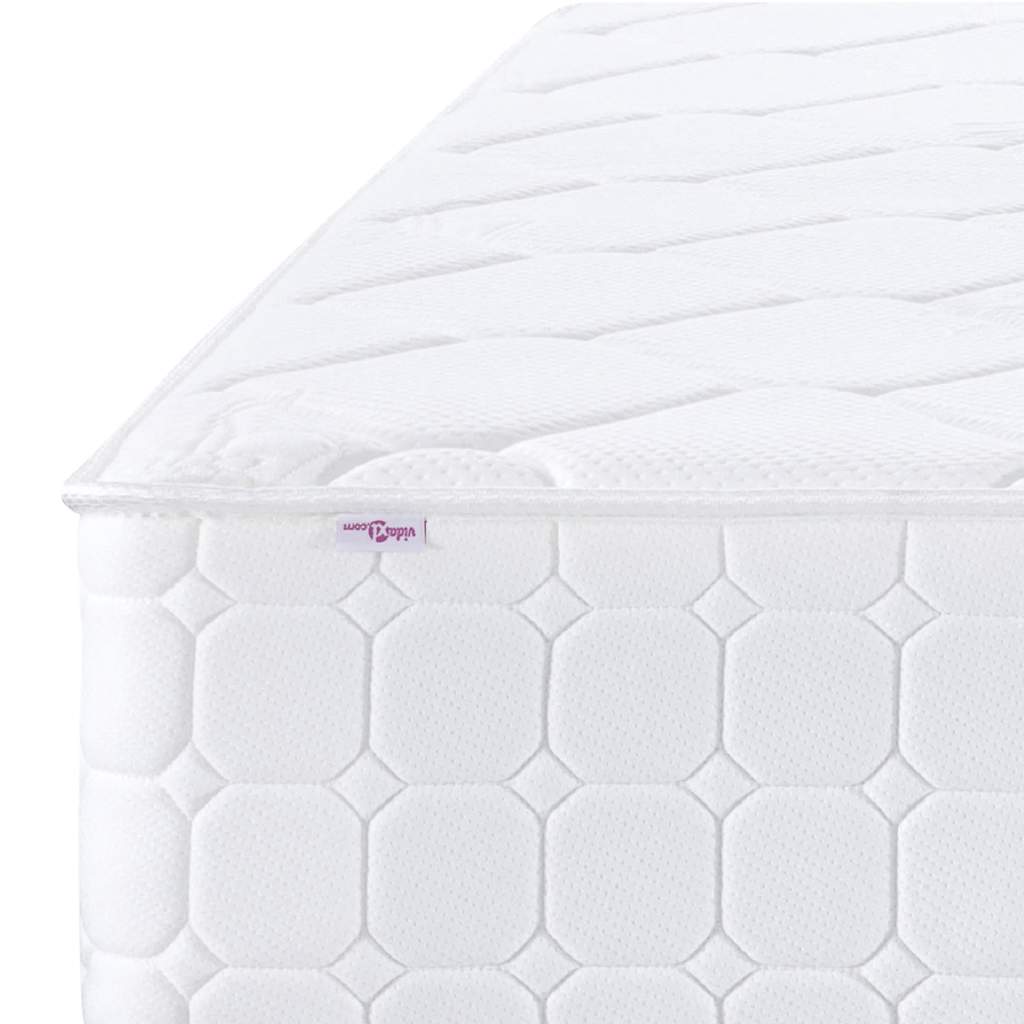 Matelas à ressorts ensachés dureté moyenne 200x200 cm Matelas vidaXL