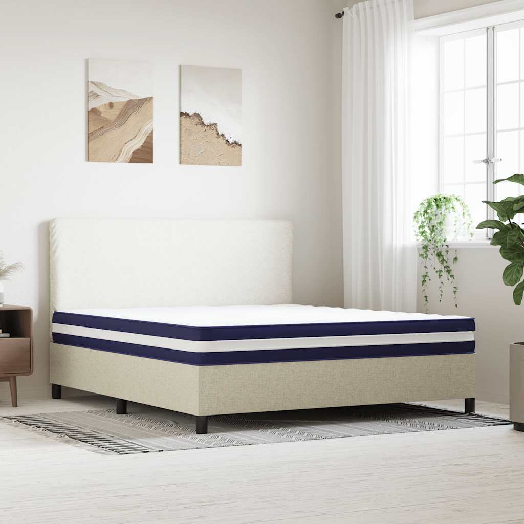 Matelas à ressorts ensachés dureté moyenne 180x200 cm Matelas vidaXL