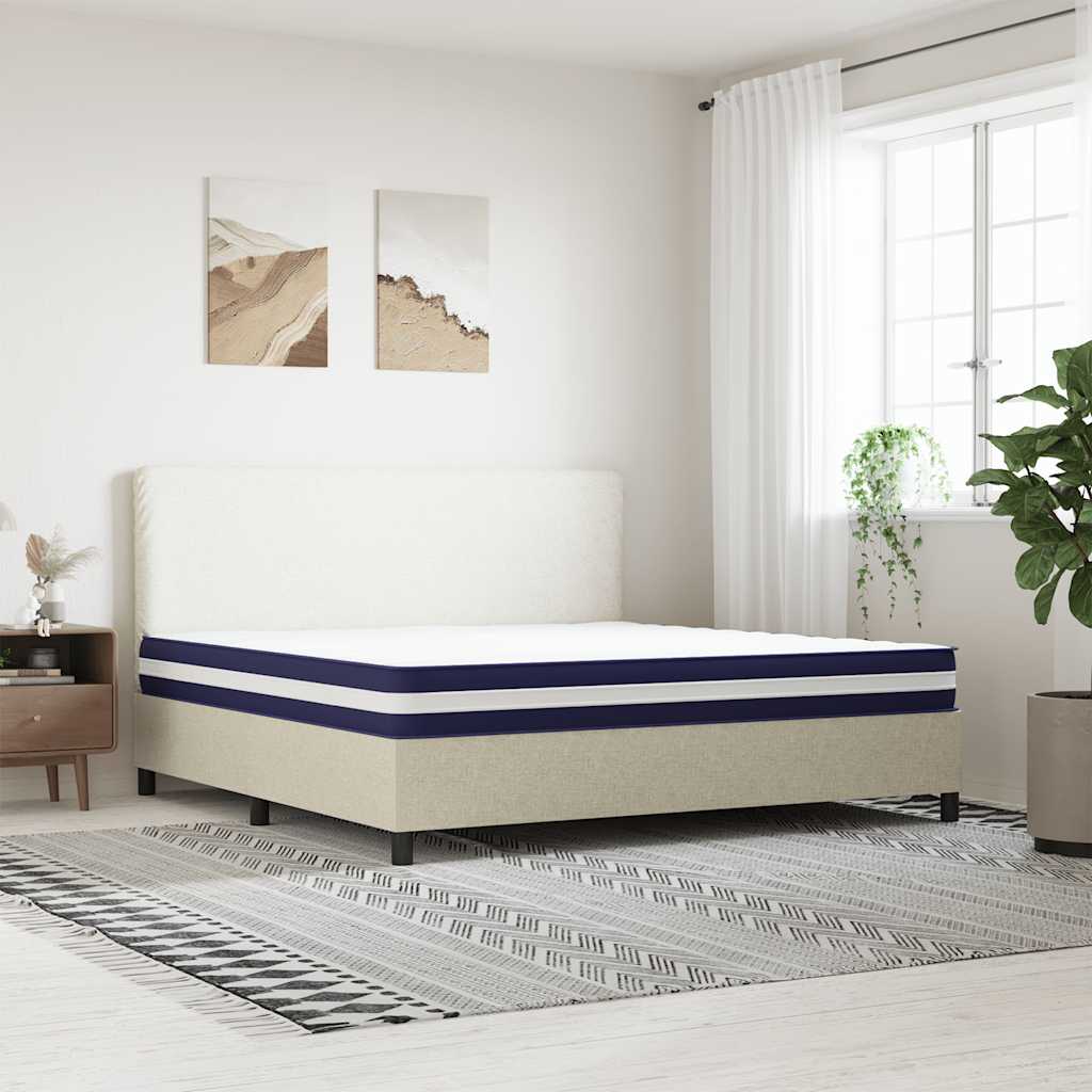 Matelas à ressorts ensachés dureté moyenne 200x200 cm Matelas vidaXL