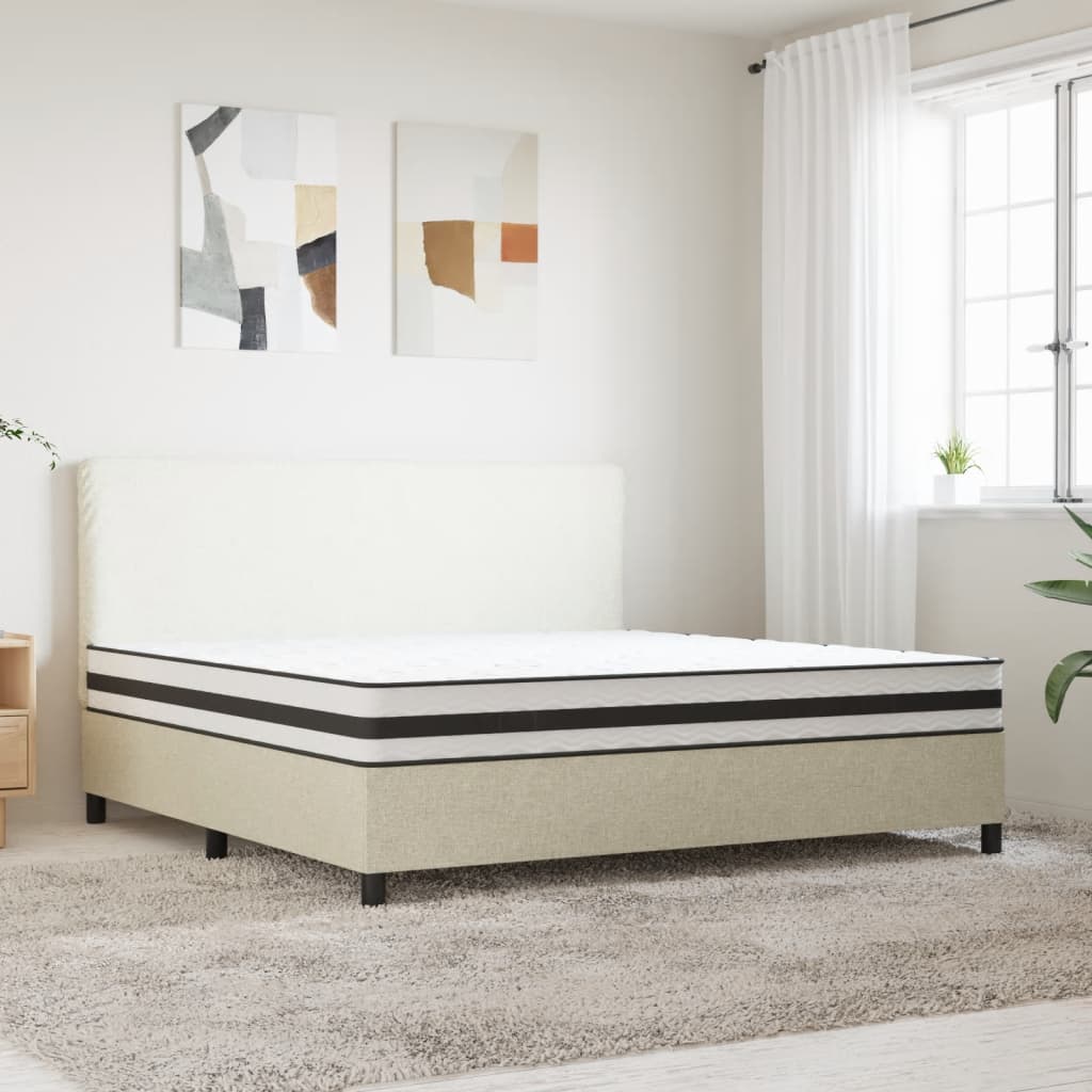 Matelas à ressorts bonnell moyen 200x200 cm Matelas vidaXL   