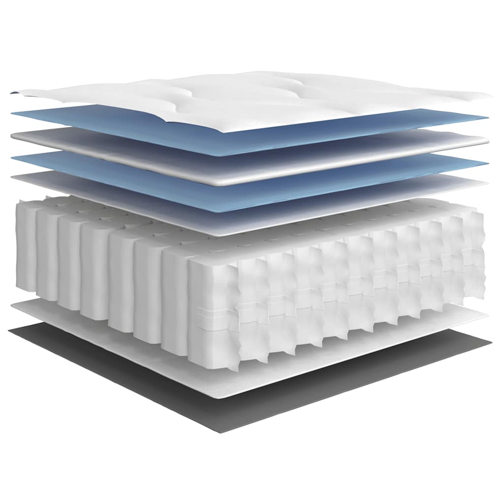 Matelas à ressorts ensachés pour enfants moyen 80x160 cm Matelas vidaXL