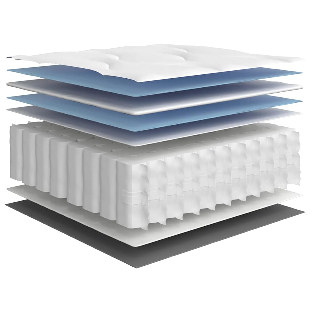 Matelas à ressorts ensachés moyen 120x200 cm Matelas vidaXL