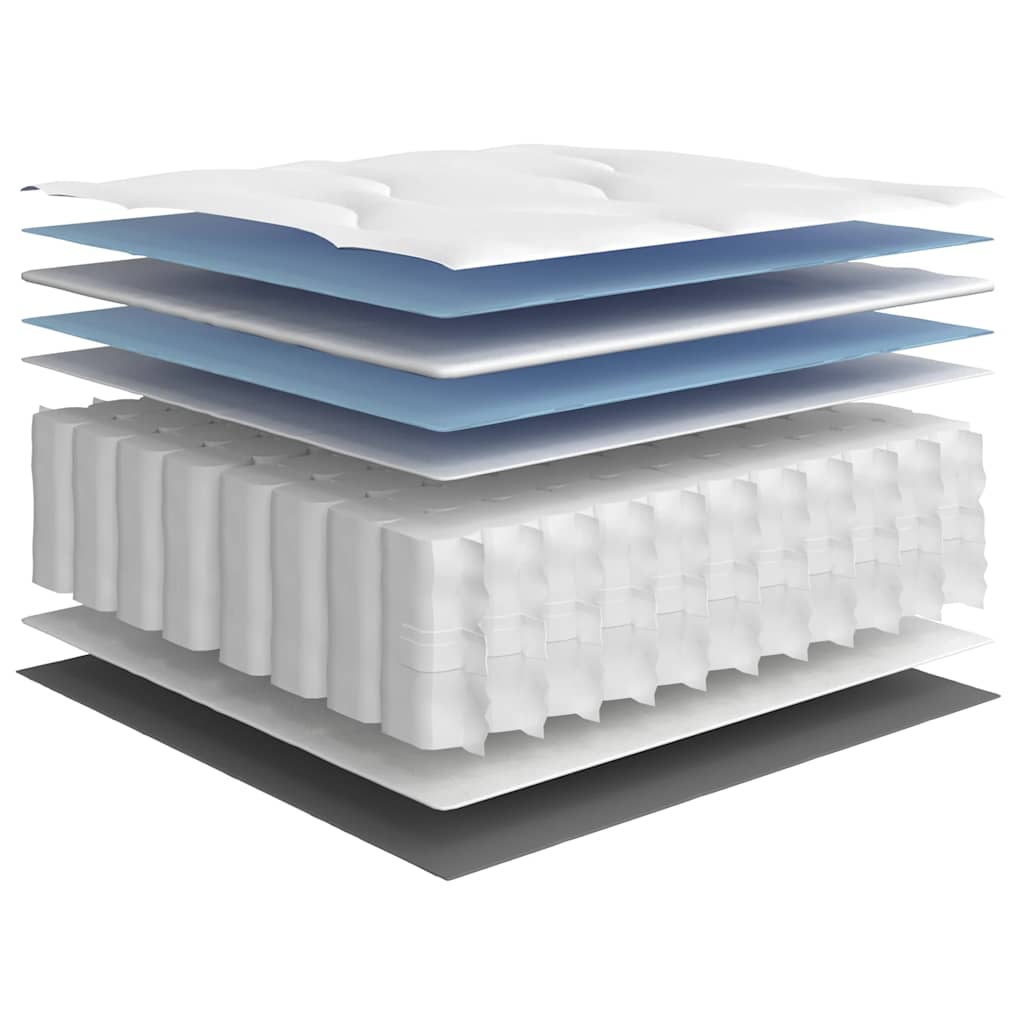 Matelas à ressorts ensachés moyen 90x220 cm Matelas vidaXL