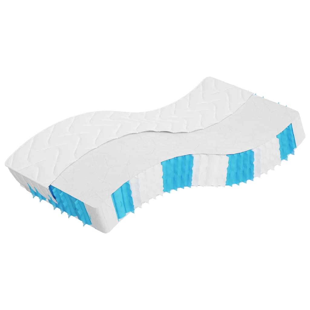 Matelas à ressorts ensachés dureté moyenne 80x200 cm Matelas vidaXL   