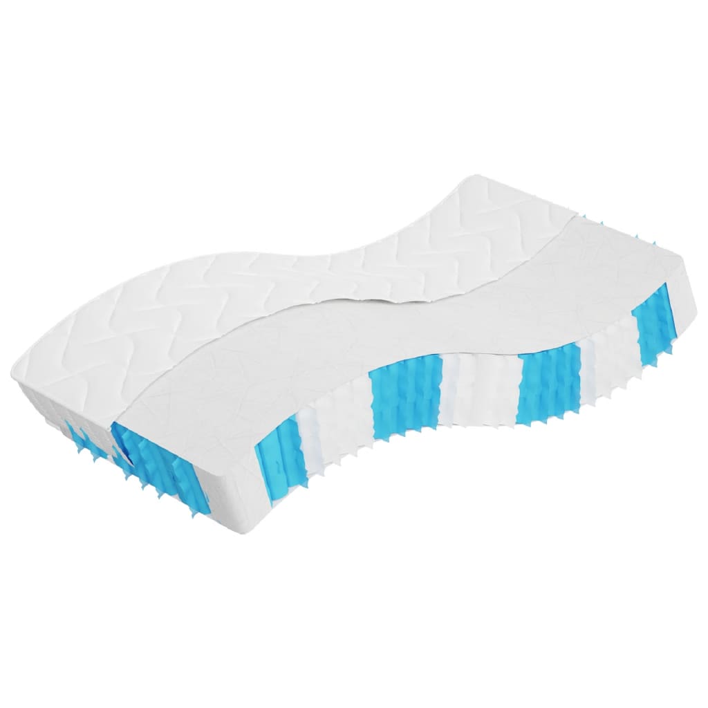 Matelas à ressorts ensachés dureté moyenne 100x200 cm Matelas vidaXL