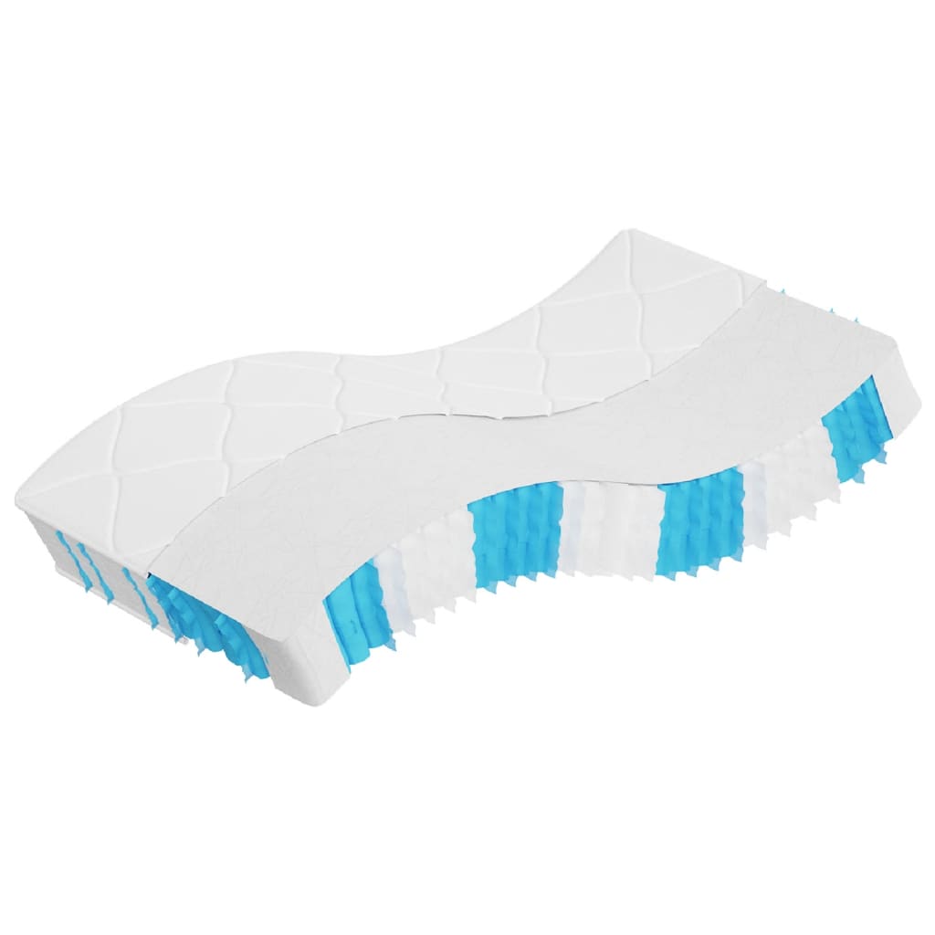 Matelas à ressorts ensachés dureté moyenne 90x200 cm Matelas vidaXL