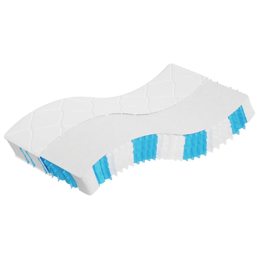 Matelas à ressorts ensachés dureté moyenne 100x200 cm Matelas vidaXL