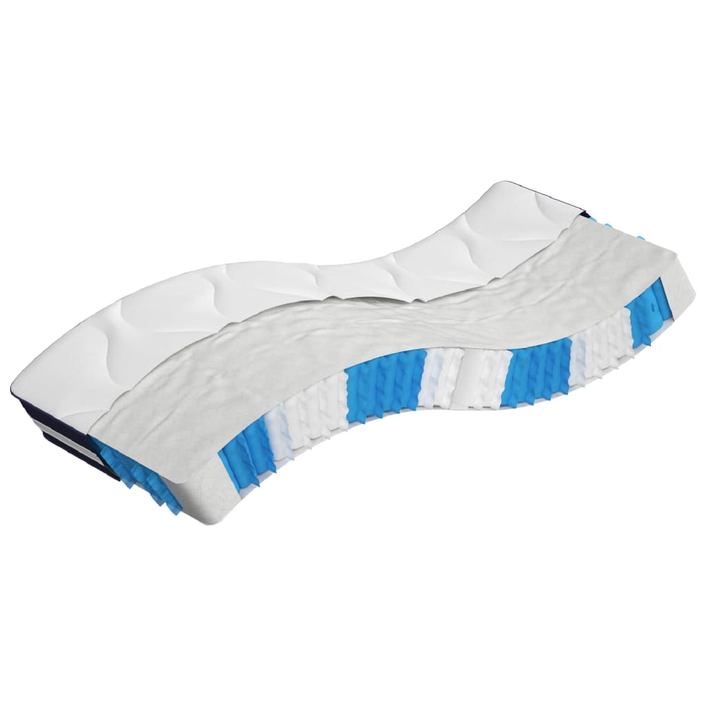 Matelas à ressorts ensachés dureté moyenne 90x190 cm Matelas vidaXL